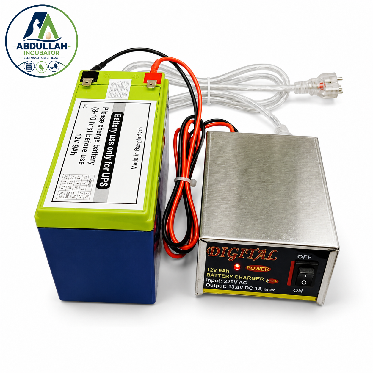 12V 9Ah Battery 12V Charger