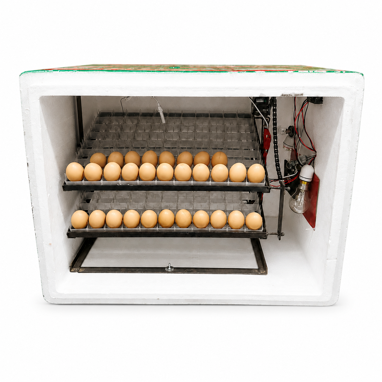 264 Egg Automatic Incubator AC+DC - কোয়েল পাখি কবুতরের জন্য হাঁস মুরগির বাচ্চা ফুটানোর মেশিন { ২৬৪ ডিমের মেশিন }