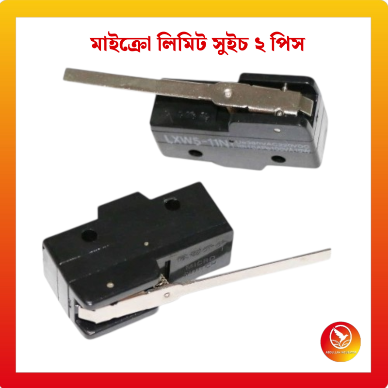 2pcs মাইক্রো লিমিট সুইচ হল একটি ছোট, অত্যন্ত সংবেদনশীল সুইচ যা খুব কম শারীরিক শক্তি দিয়ে কাজ করে। এটি বৈদ্যুতিক ডিভাইস, যন্ত্রপাতি এবং অটোমেশন সিস্টেমে ব্যাপকভাবে ব্যবহৃত হয় সনাক্তকরণ এবং নিয়ন্ত্রণ