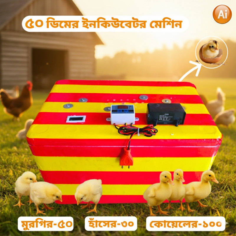 50 Egg Hatching Incubator Machine