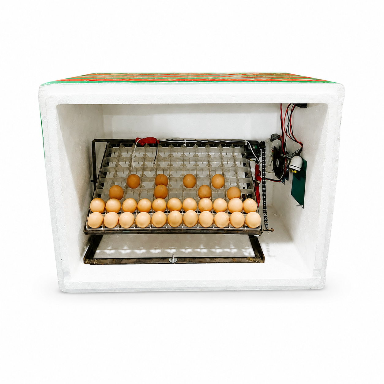 88 Egg Automatic Incubator AC+DC - কোয়েল পাখি কবুতরের জন্য হাঁস মুরগির বাচ্চা ফুটানোর মেশিন { ৮৮ ডিমের মেশিন }