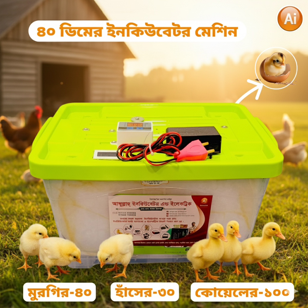 40 Egg Hatching Incubator Machine