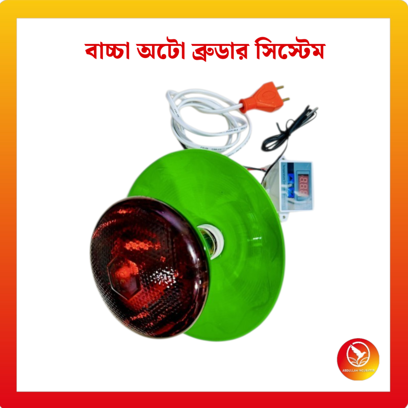 এখন বাচ্চা ব্রুডিং হবে আরো সহজ ও নিরাপদ!  আপনার খামারে নতুন প্রযুক্তির সংযোজন —  অটো ব্রুডার সিস্টেম (Auto Brooder with Temperature Controller)
