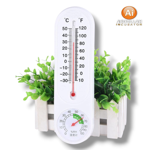 1 piece Thermometer Indoor Office Room Humidity Meter - থার্মোমিটার ইনডোর অফিস রুম আর্দ্রতা মিটার