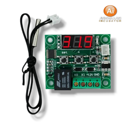 1 piece W1209 Incubator Temperature Controller - W1209 ইনকিউবেটর তাপমাত্রা নিয়ন্ত্রক